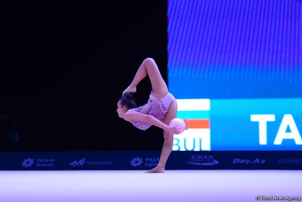 Стартовали финалы Кубка мира по художественной гимнастике в Баку (ФОТО)