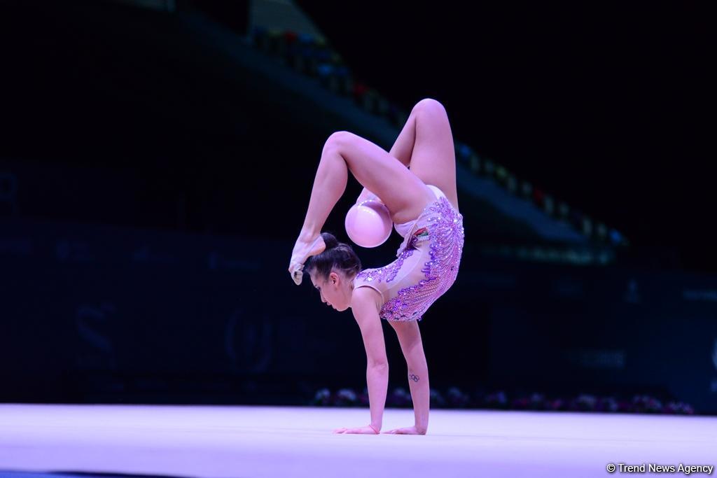 Стартовали финалы Кубка мира по художественной гимнастике в Баку (ФОТО)