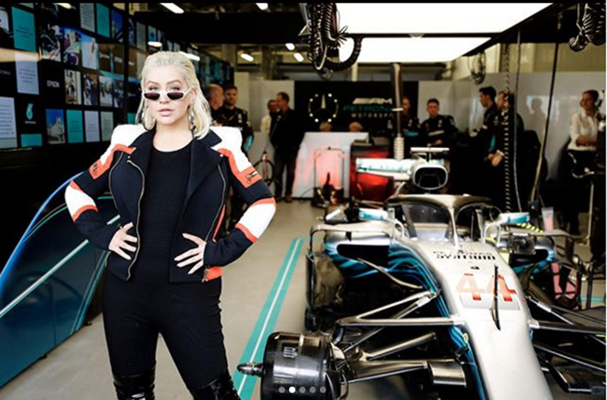 Люблю тебя, Баку - Кристина Агилера и Льюис Хэмилтон (ФОТО)