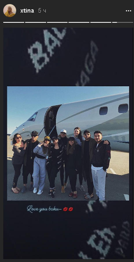 Люблю тебя, Баку - Кристина Агилера и Льюис Хэмилтон (ФОТО)