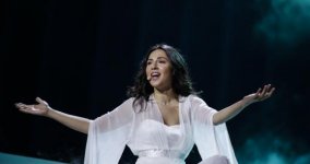 Первая репетиция Айсель Мамедовой на сцене "Евровидения" (ФОТО, ВИДЕО)