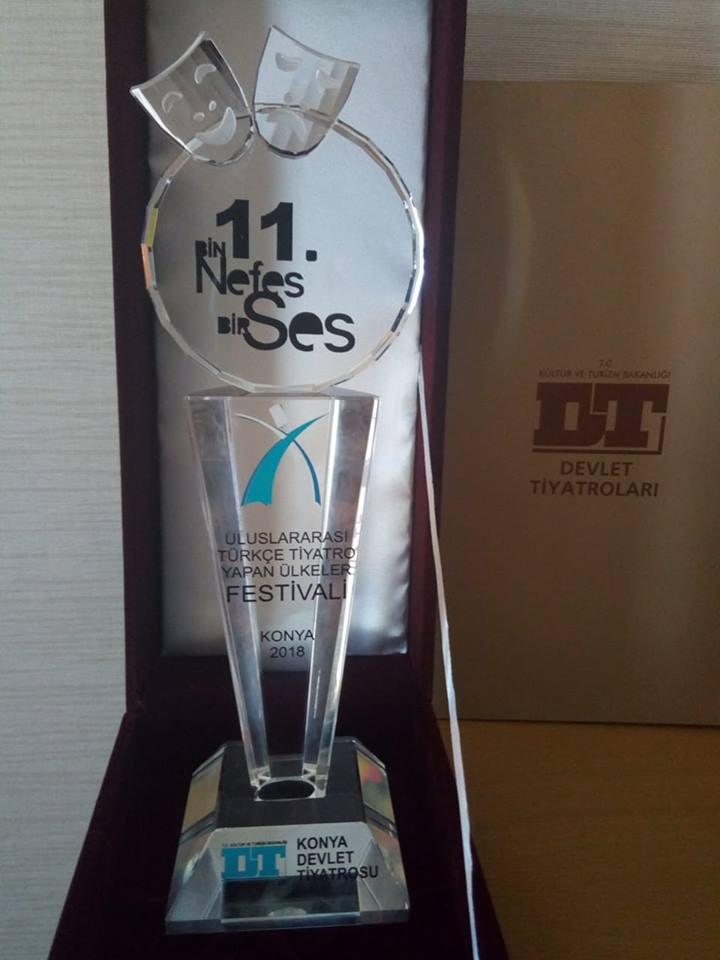 Успех азербайджанских актеров на международном фестивале в Турции (ФОТО)