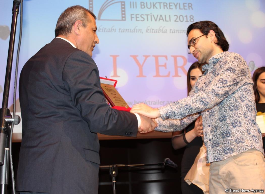 В Баку назвали победителей третьего Фестиваля буктрейлеров (ФОТО)