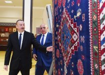 Президент Ильхам Алиев принял участие в открытии Хачмазского филиала ОАО «Азерхалча» (ФОТО)
