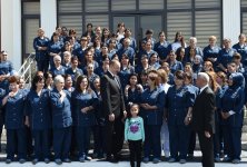 Президент Ильхам Алиев принял участие в открытии Хачмазского филиала ОАО «Азерхалча» (ФОТО)