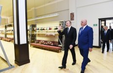 Президент Ильхам Алиев принял участие в открытии Хачмазского филиала ОАО «Азерхалча» (ФОТО)