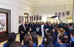 Президент Ильхам Алиев принял участие в открытии Хачмазского филиала ОАО «Азерхалча» (ФОТО)