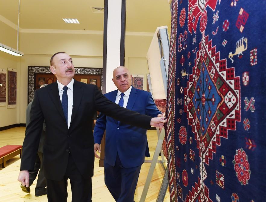 Президент Ильхам Алиев принял участие в открытии Хачмазского филиала ОАО «Азерхалча» (ФОТО)