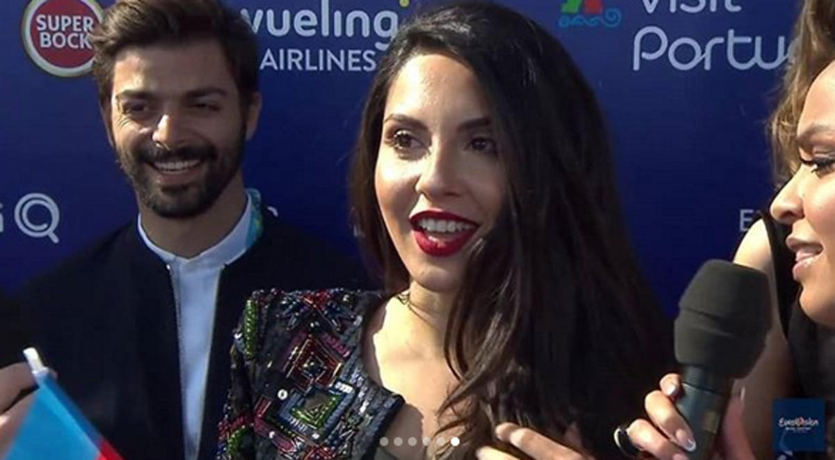 Необычный наряд Айсель Мамедовой на синей дорожке Евровидения-2018 (ФОТО)