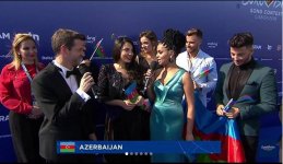 Необычный наряд Айсель Мамедовой на синей дорожке Евровидения-2018 (ФОТО)