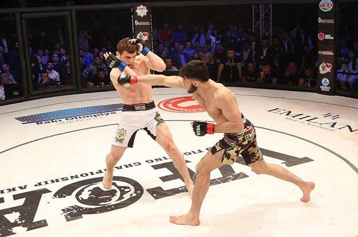 Тофиг Мусаев в красивом бою защитил чемпионский титул MMA в Баку (ВИДЕО, ФОТО)