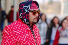 Tafur вместе с африканцами решил подарить бакинцам позитивные эмоции (ВИДЕО, ФОТО)