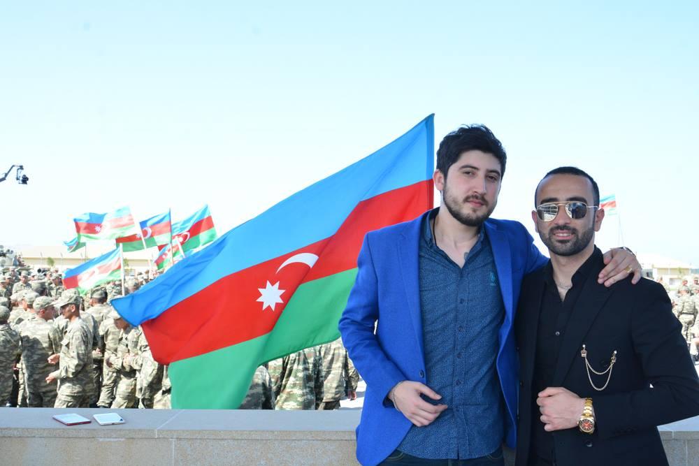 В Евлахе прошел праздничный концерт для военнослужащих (ФОТО)