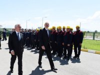 Президент Ильхам Алиев принял участие в открытии Комплекса очистных сооружений города Нахчыван (ФОТО)