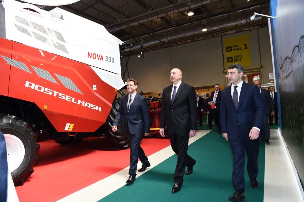 Президент Ильхам Алиев ознакомился с XXIV Азербайджанской международной продовольственной выставкой (ФОТО)