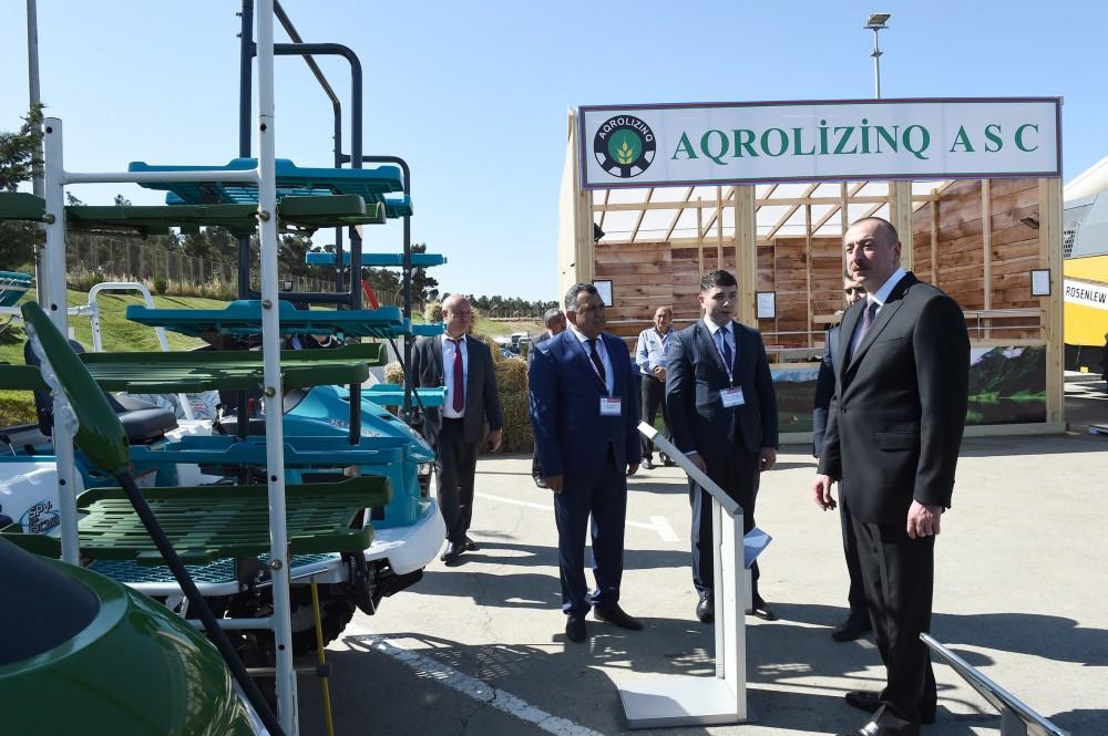 Президент Ильхам Алиев ознакомился с XXIV Азербайджанской международной продовольственной выставкой (ФОТО)