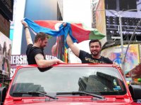 В Нью-Йорке прошел автопробег – флаги Азербайджана, номерные знаки "Баку", "Агдам"…(ФОТО)