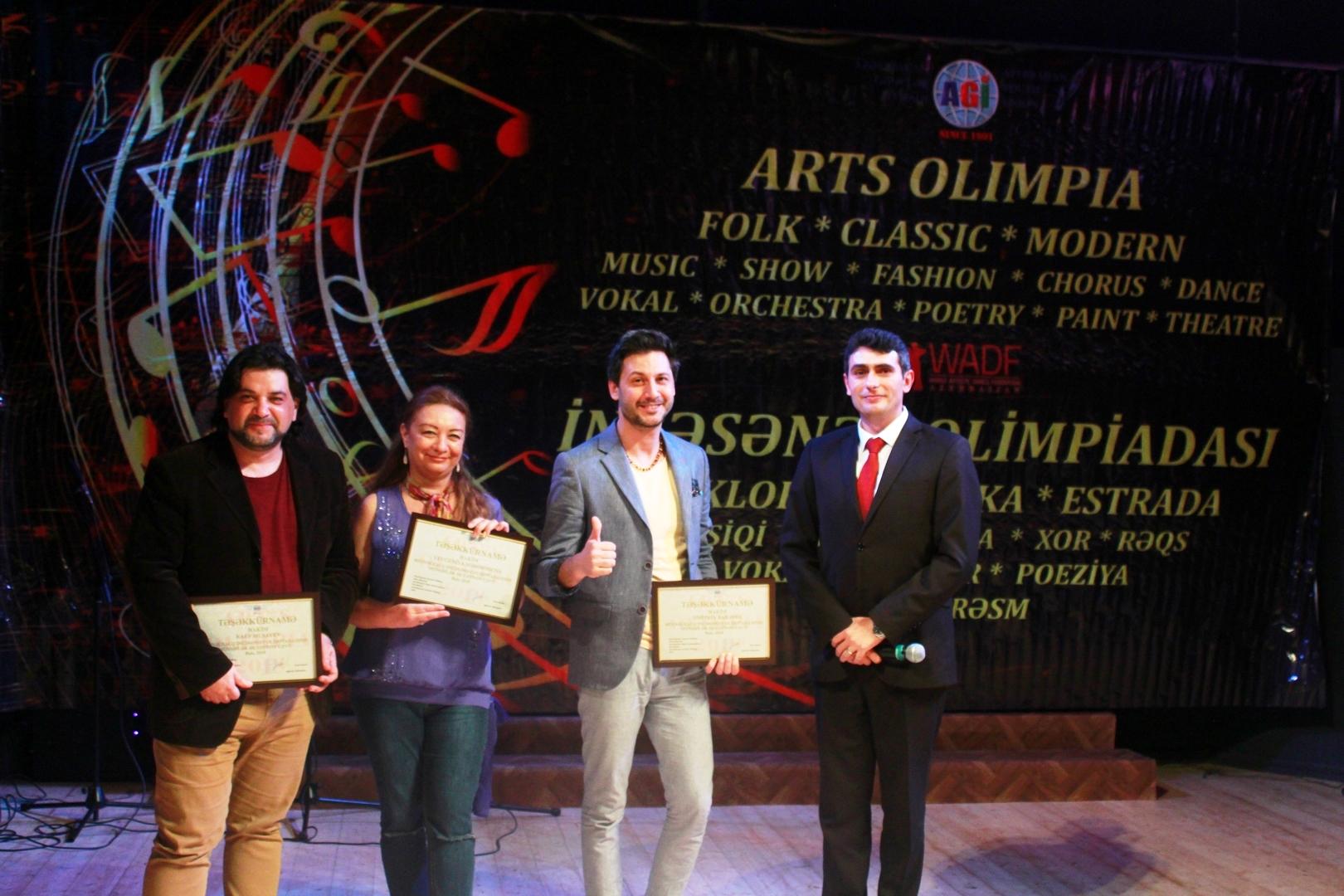 В Баку определены победители Международной олимпиады искусств (ФОТО)