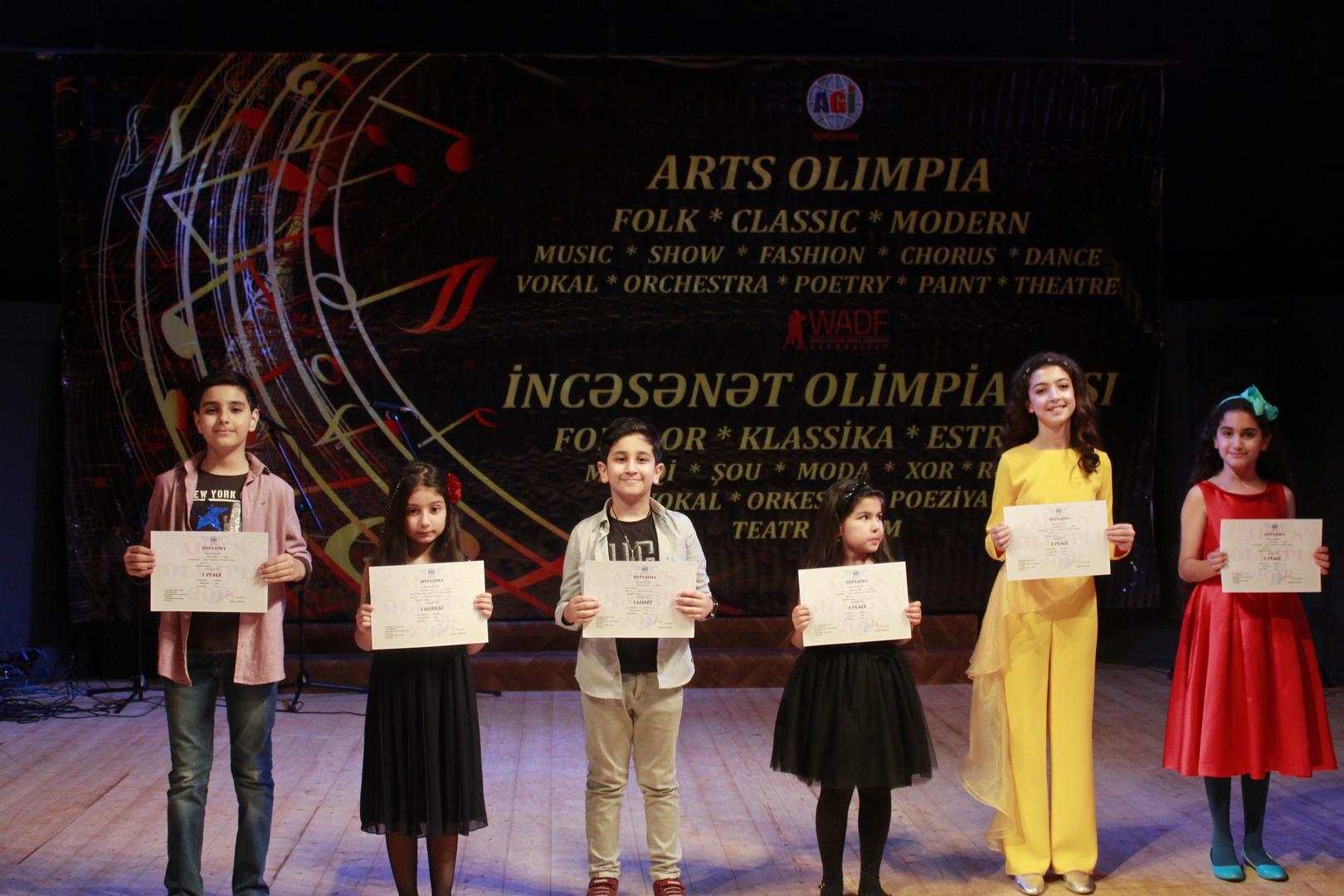 В Баку определены победители Международной олимпиады искусств (ФОТО)