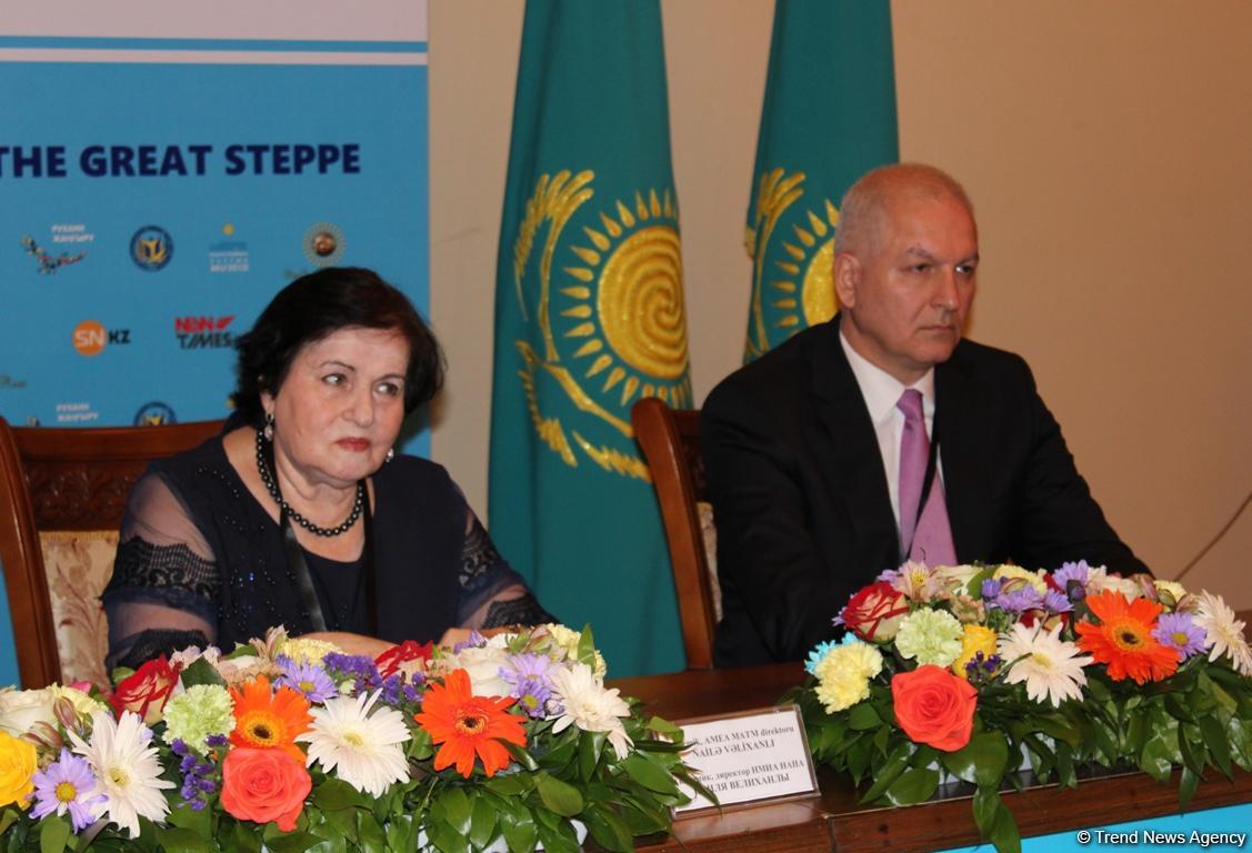 "Золотого человека" из Казахстана показали в Баку (ФОТО)