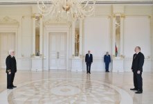 Президент Ильхам Алиев принял верительные грамоты новых послов ряда стран (ФОТО) (версия 2)