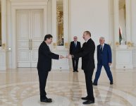 Президент Ильхам Алиев принял верительные грамоты новых послов ряда стран (ФОТО) (версия 2)