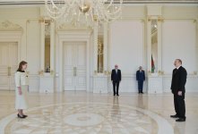 Президент Ильхам Алиев принял верительные грамоты новых послов ряда стран (ФОТО) (версия 2)