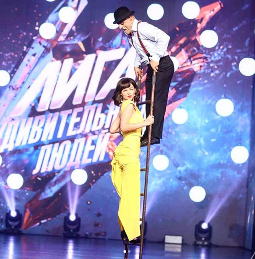 Удивительный азербайджанский циркач в проекте "Лига удивительных людей" телеканала "Россия 1" (ФОТО/ВИДЕО)