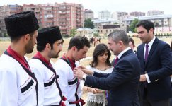 Верхом на лошадях со специальной клюшкой - победители Национального фестиваля конного спорта в Азербайджане  (ФОТО)