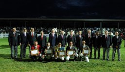 Верхом на лошадях со специальной клюшкой - победители Национального фестиваля конного спорта в Азербайджане  (ФОТО)