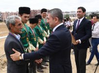 Верхом на лошадях со специальной клюшкой - победители Национального фестиваля конного спорта в Азербайджане  (ФОТО)