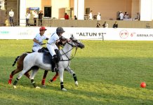 Верхом на лошадях со специальной клюшкой - победители Национального фестиваля конного спорта в Азербайджане  (ФОТО)