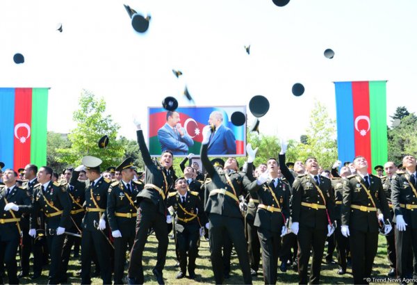 Состоялся очередной выпуск курсантов Азербайджанской высшей военной школы  им. Гейдара Алиева (ФОТО)