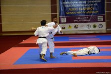 В Баку проходит международный турнир по каратэ памяти Национального героя Альберта Агарунова (ФОТО)