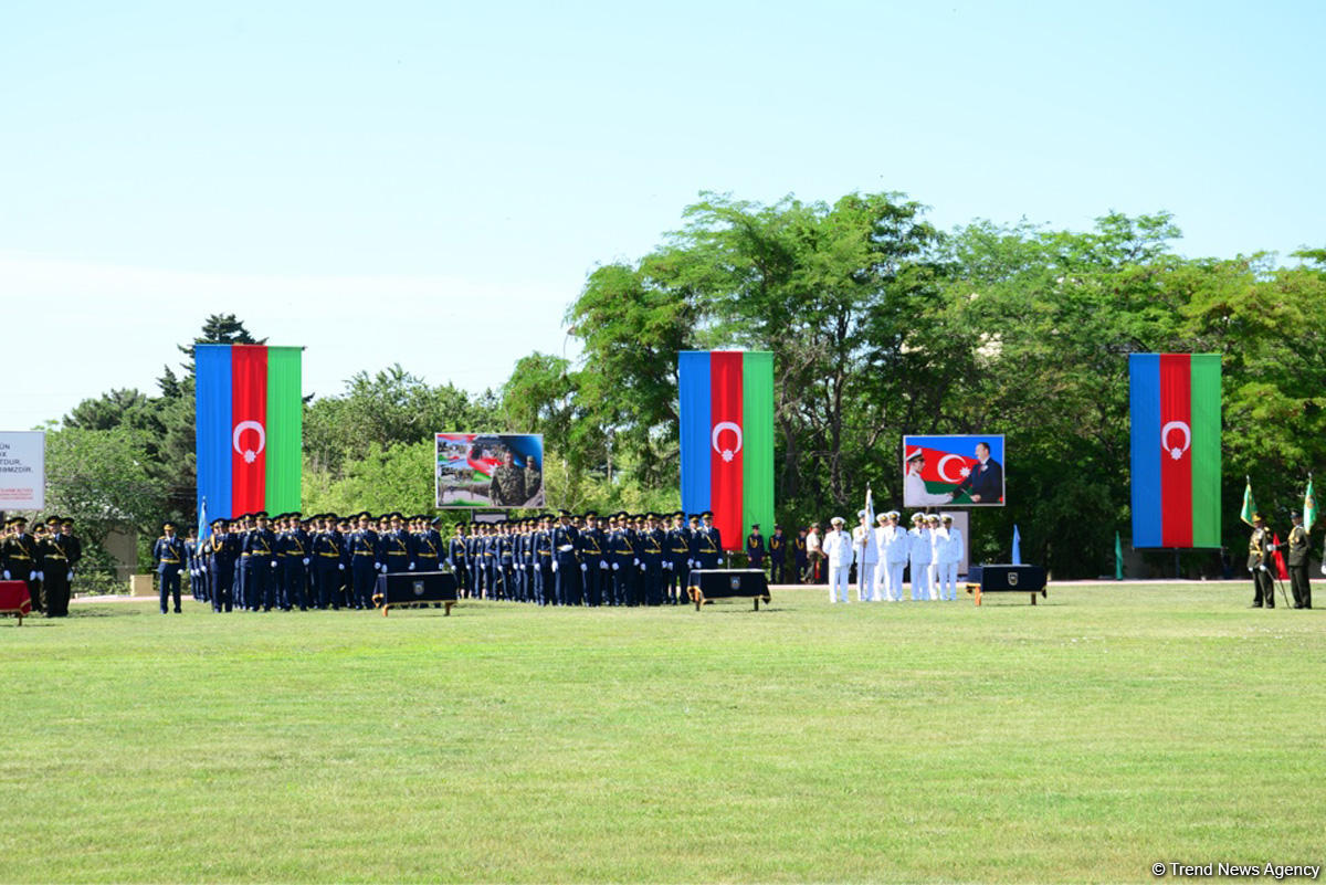 Состоялся очередной выпуск курсантов Азербайджанской высшей военной школы  им. Гейдара Алиева (ФОТО)