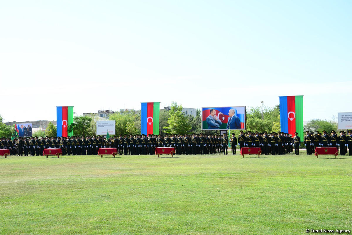 Состоялся очередной выпуск курсантов Азербайджанской высшей военной школы  им. Гейдара Алиева (ФОТО)
