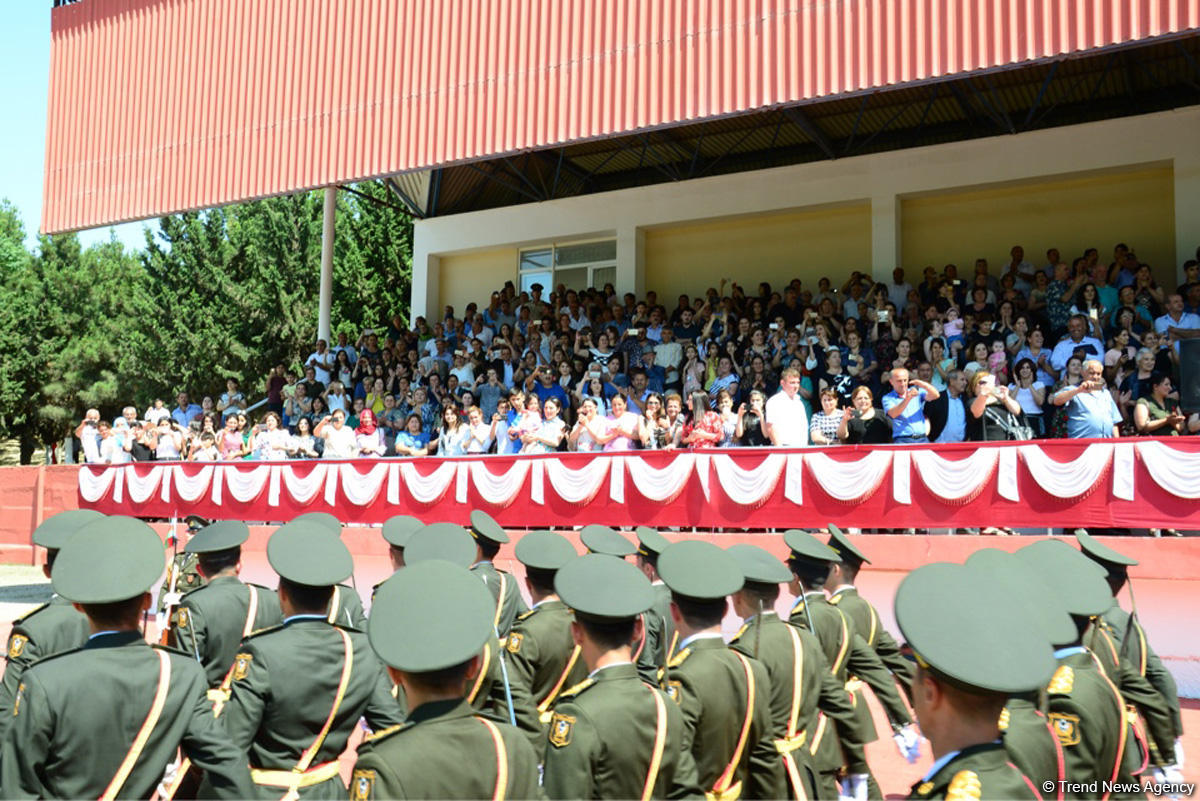 Состоялся очередной выпуск курсантов Азербайджанской высшей военной школы  им. Гейдара Алиева (ФОТО)