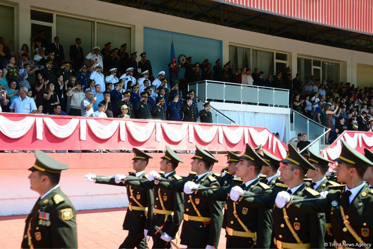 Состоялся очередной выпуск курсантов Азербайджанской высшей военной школы  им. Гейдара Алиева (ФОТО)