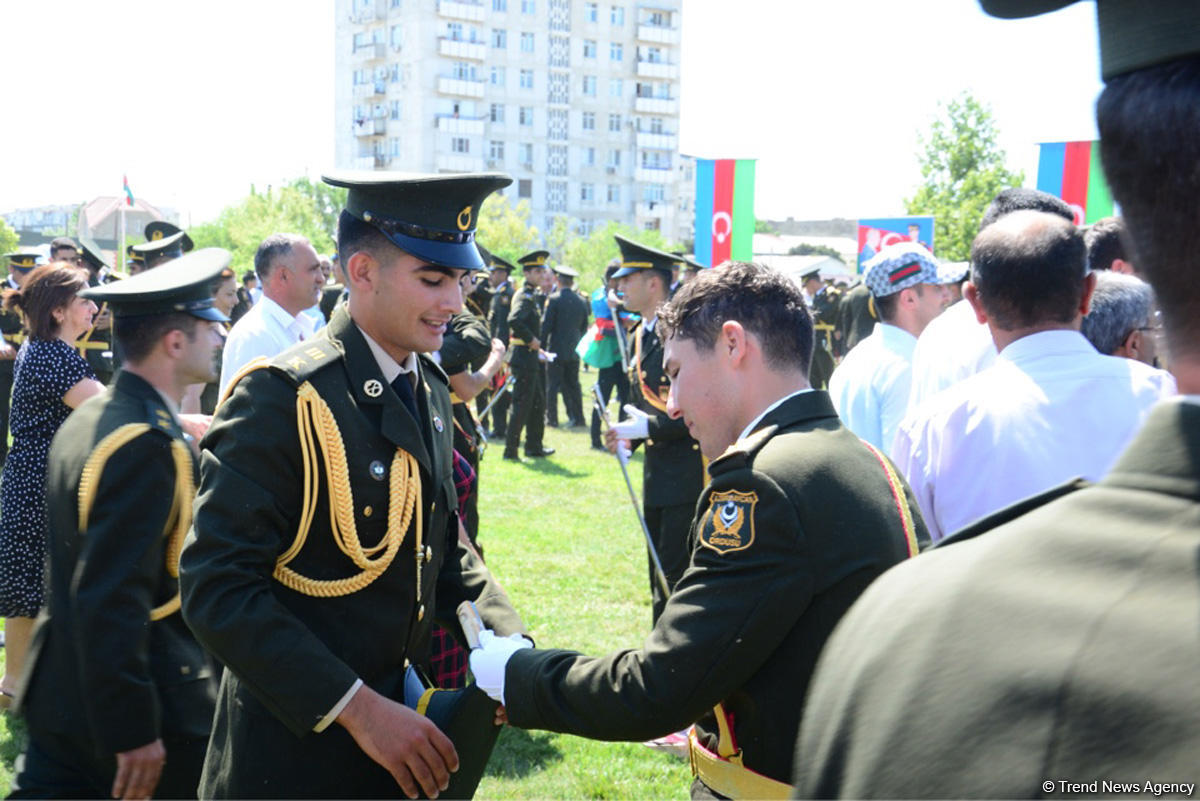 Состоялся очередной выпуск курсантов Азербайджанской высшей военной школы  им. Гейдара Алиева (ФОТО)
