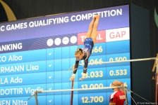 В Баку стартовали квалификационные соревнования по спортивной гимнастике на юношескую Олимпиаду (ФОТО)