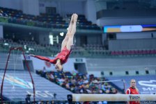 В Баку стартовали квалификационные соревнования по спортивной гимнастике на юношескую Олимпиаду (ФОТО)