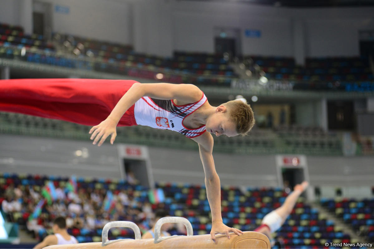 В Баку стартовали квалификационные соревнования по спортивной гимнастике на юношескую Олимпиаду (ФОТО)