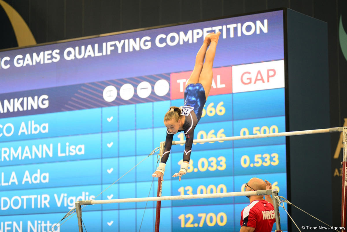 В Баку стартовали квалификационные соревнования по спортивной гимнастике на юношескую Олимпиаду (ФОТО)
