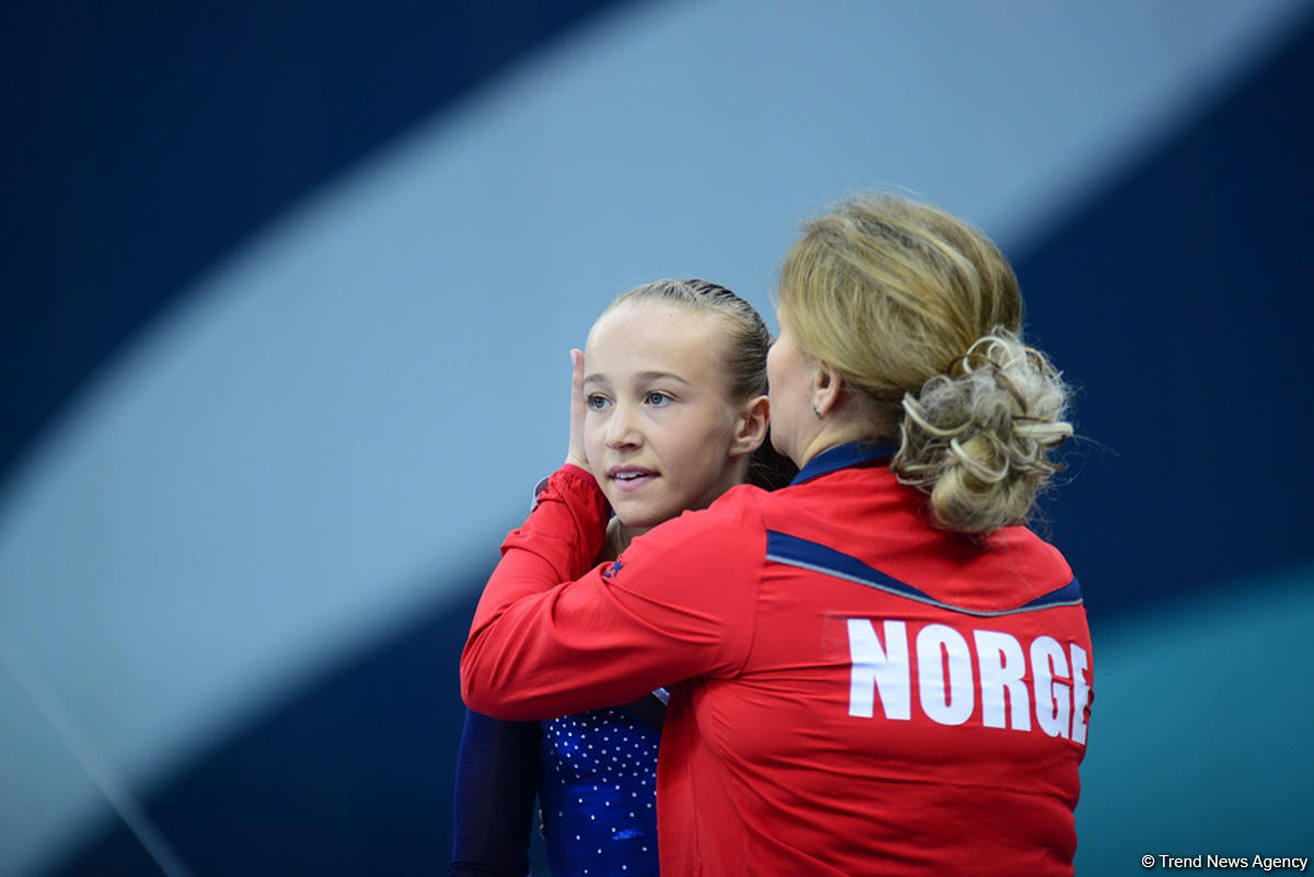 В Баку стартовали квалификационные соревнования по спортивной гимнастике на юношескую Олимпиаду (ФОТО)