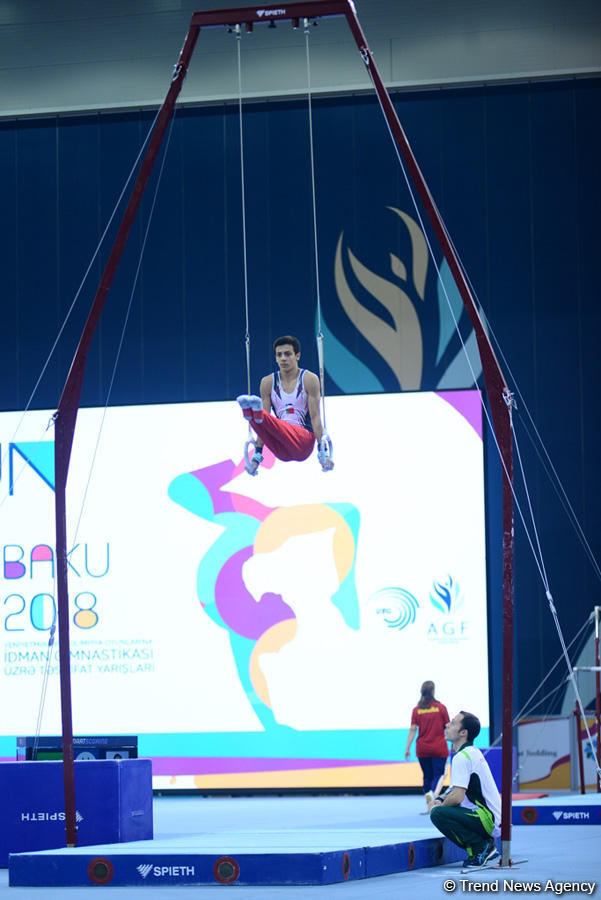 В Баку стартовали квалификационные соревнования по спортивной гимнастике на юношескую Олимпиаду (ФОТО)