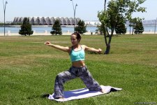 Йога на открытом воздухе - масштабный Фестиваль в Баку (ФОТО)