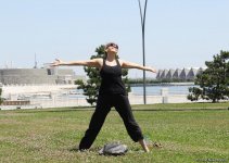 Йога на открытом воздухе - масштабный Фестиваль в Баку (ФОТО)