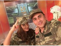 Звезды в военной форме провели флешмоб в соцсетях, посвященный 100-летию Вооруженных сил Азербайджана (ФОТО)