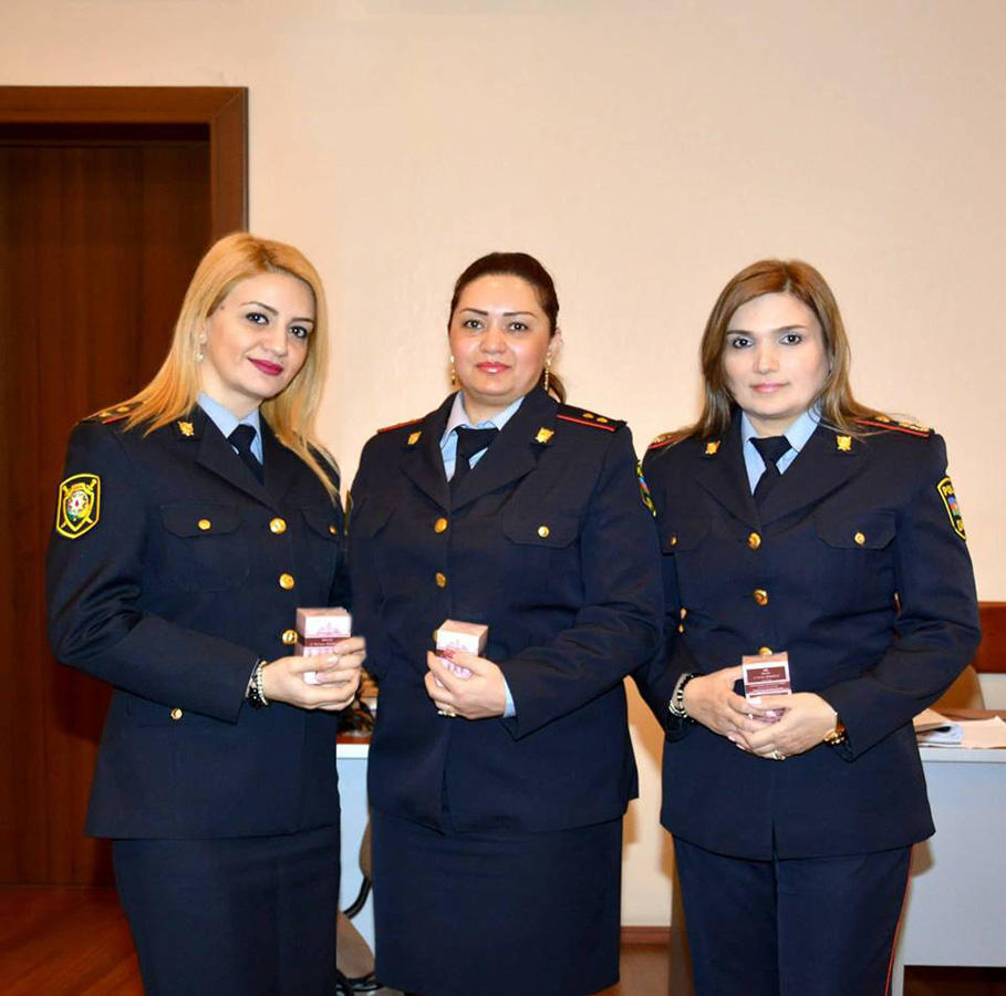 Самые прекрасные азербайджанские женщины-полицейские (ФОТО)