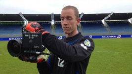 Он весил 105 кг! Удивительный вратарь сборной Исландии – от "Евровидения" в Баку до "Карабаха" (ВИДЕО, ФОТО)